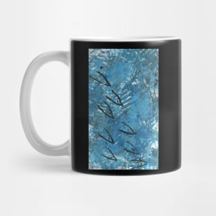 Art Acrylic artwork painting fish sea Mug